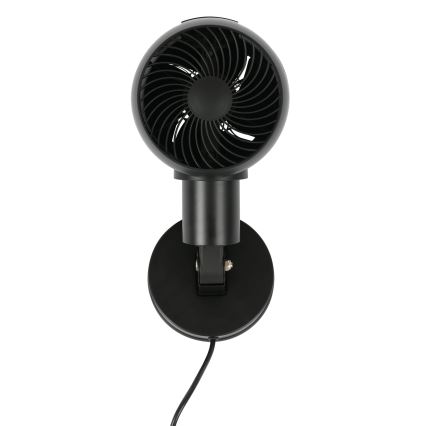 Lucci Air 21612649 - Ventilador de pared JET 32W/230V negro + control remoto