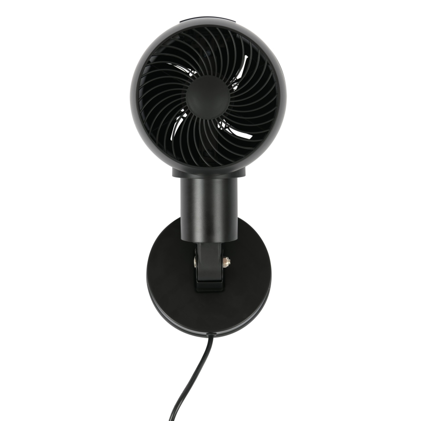 Lucci Air 21612649 - Ventilador de pared JET 32W/230V negro + control remoto