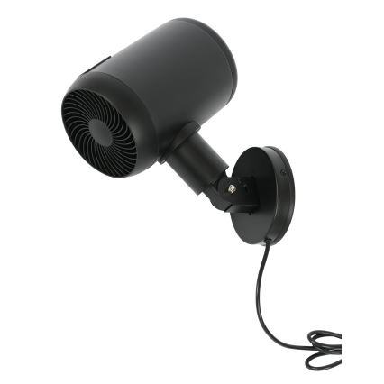 Lucci Air 21612649 - Ventilador de pared JET 32W/230V negro + control remoto
