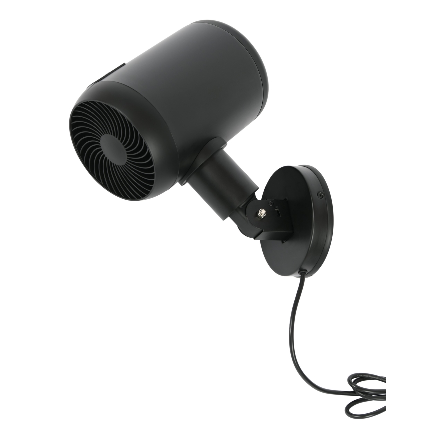 Lucci Air 21612649 - Ventilador de pared JET 32W/230V negro + control remoto