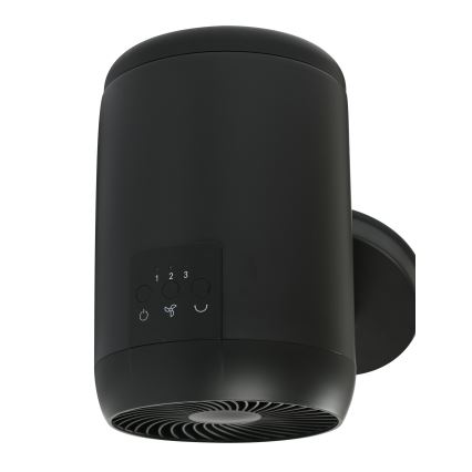 Lucci Air 21612649 - Ventilador de pared JET 32W/230V negro + control remoto