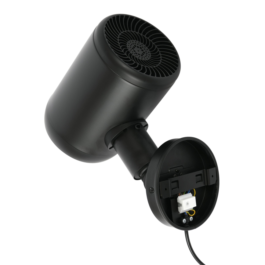 Lucci Air 21612649 - Ventilador de pared JET 32W/230V negro + control remoto