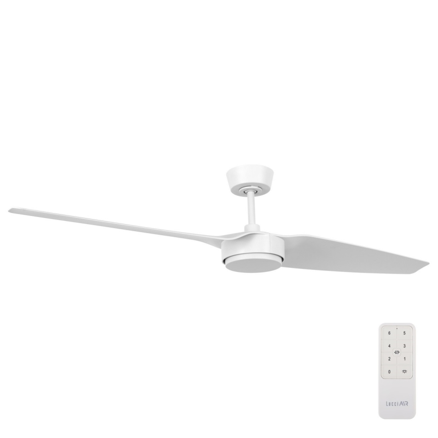Lucci air 21615349 - Ventilador de techo CONDOR blanco + control remoto