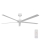 Lucci air 21616049 - Ventilador de techo MONZA IP55 blanco + control remoto