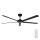 Lucci air 21616149 - Ventilador de techo MONZA IP55 negro + control remoto