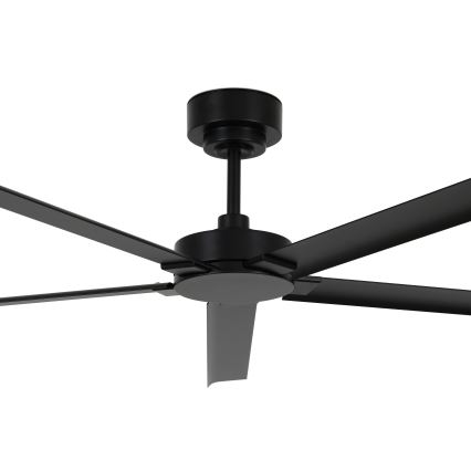 Lucci air 21616149 - Ventilador de techo MONZA IP55 negro + control remoto