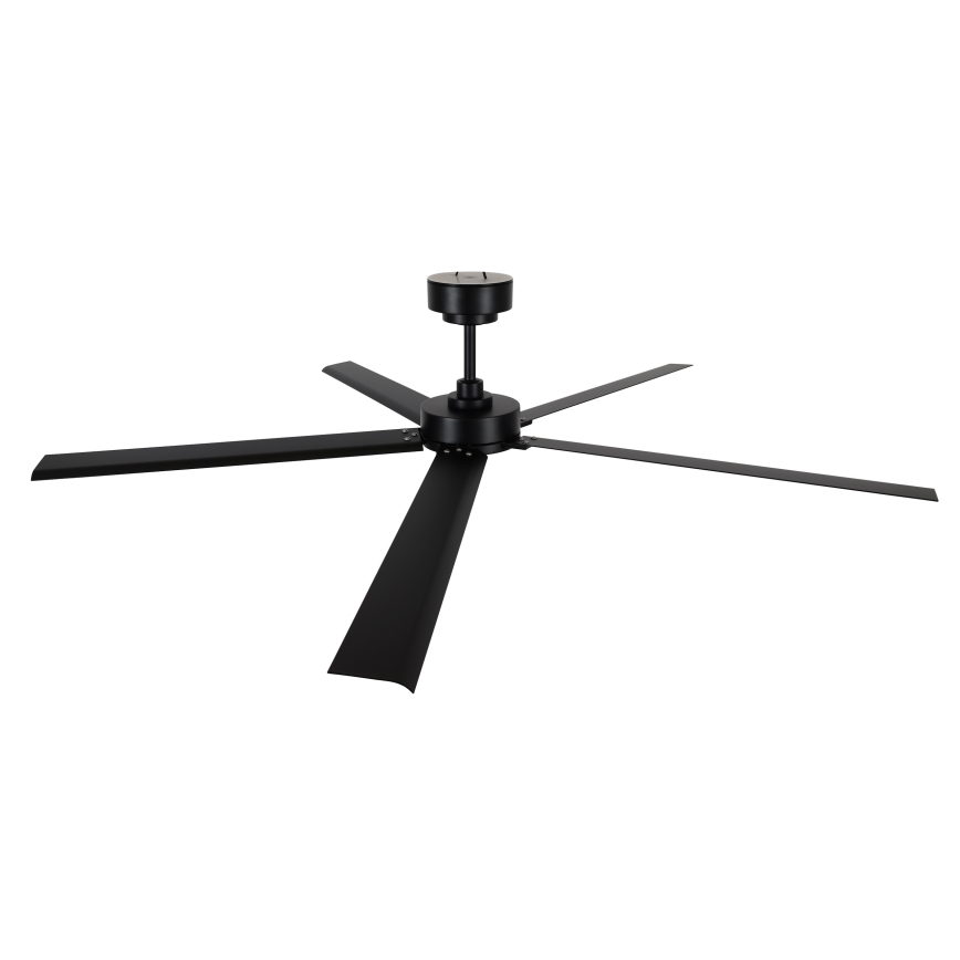 Lucci air 21616149 - Ventilador de techo MONZA IP55 negro + control remoto