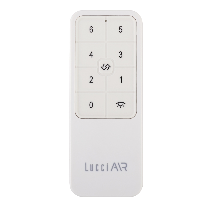 Lucci air 21616249 - Ventilador de techo POLIS IP55 blanco + control remoto