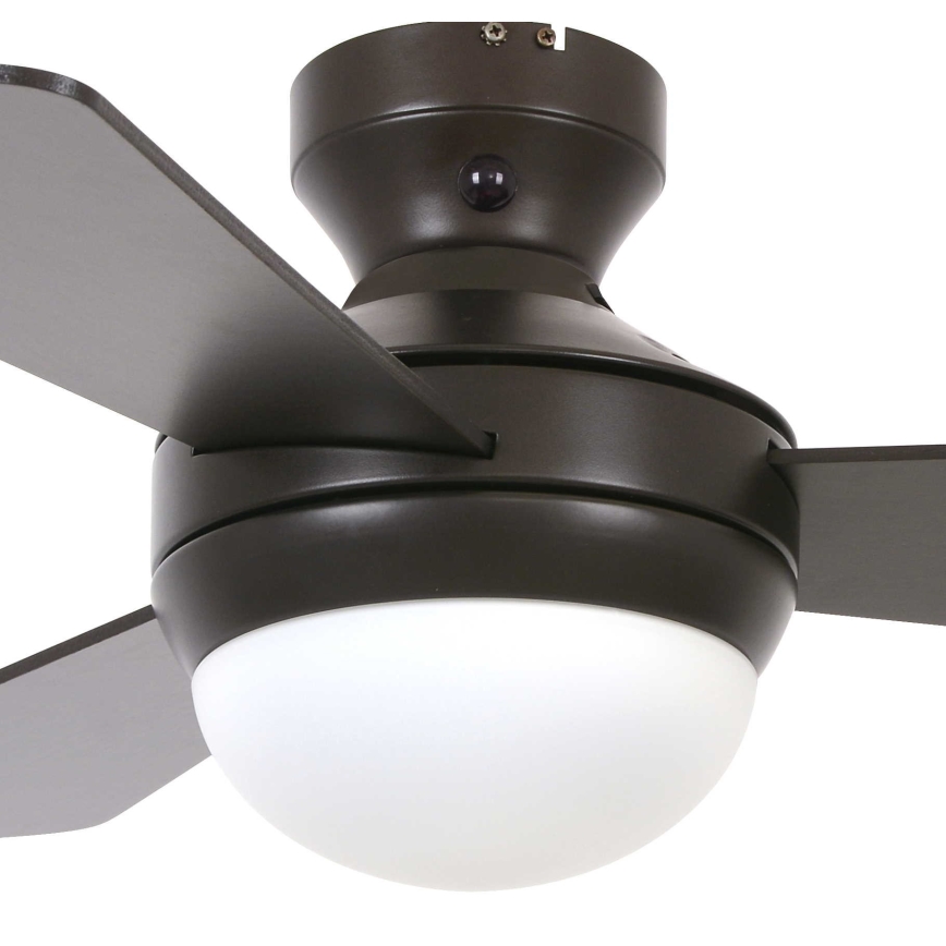 Lucci Air 512311 - Ventilador de techo AIRLIE HUGGER 2xE27/15W/230V madera/marrón + control remoto