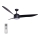 Lucci air 512910 - Ventilador de techo LED AIRFUSION NORDIC LED/20W/230V negro + control remoto