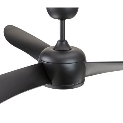 Lucci air 512910 - Ventilador de techo LED AIRFUSION NORDIC LED/20W/230V negro + control remoto