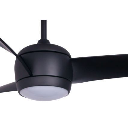 Lucci air 512910 - Ventilador de techo LED AIRFUSION NORDIC LED/20W/230V negro + control remoto