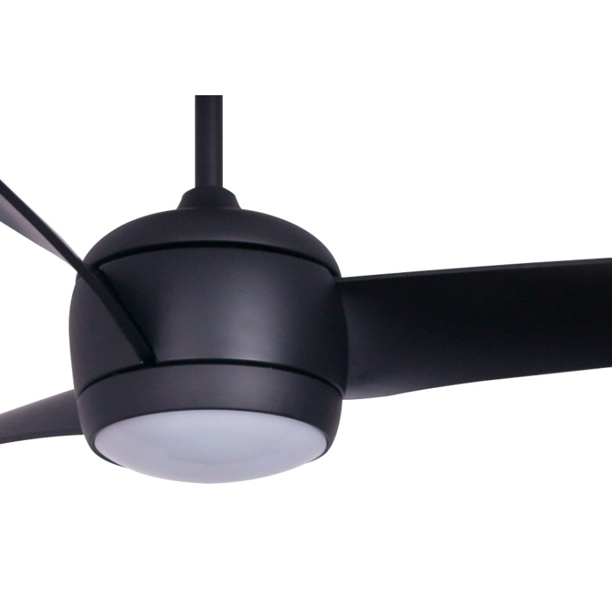 Lucci air 512910 - Ventilador de techo LED AIRFUSION NORDIC LED/20W/230V negro + control remoto