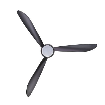 Lucci air 512910 - Ventilador de techo LED AIRFUSION NORDIC LED/20W/230V negro + control remoto