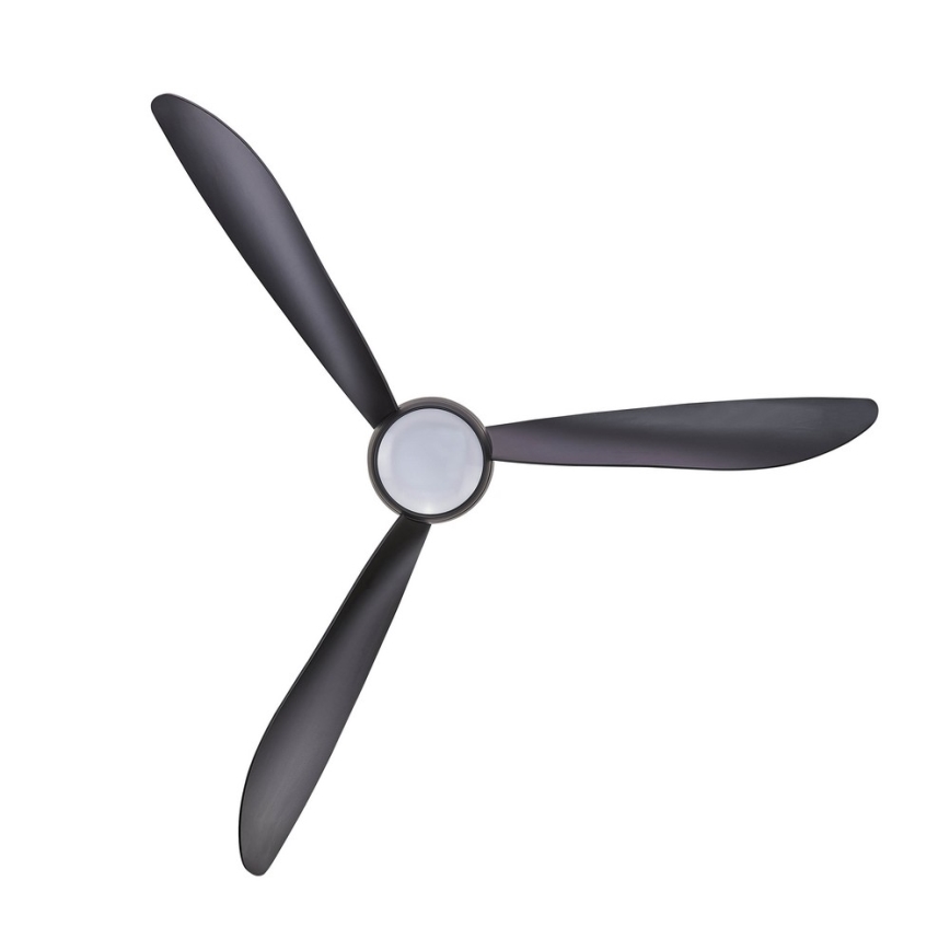 Lucci air 512910 - Ventilador de techo LED AIRFUSION NORDIC LED/20W/230V negro + control remoto