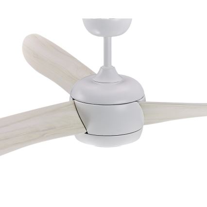 Lucci air 512911 - Ventilador de techo LED AIRFUSION NORDIC LED/20W/230V madera/blanco + control remoto