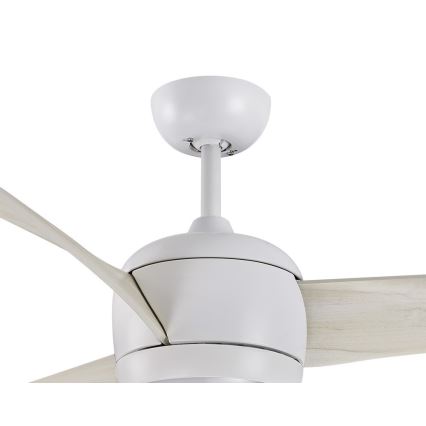 Lucci air 512911 - Ventilador de techo LED AIRFUSION NORDIC LED/20W/230V madera/blanco + control remoto