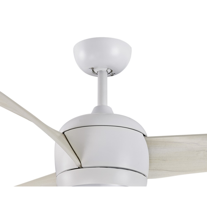 Lucci air 512911 - Ventilador de techo LED AIRFUSION NORDIC LED/20W/230V madera/blanco + control remoto