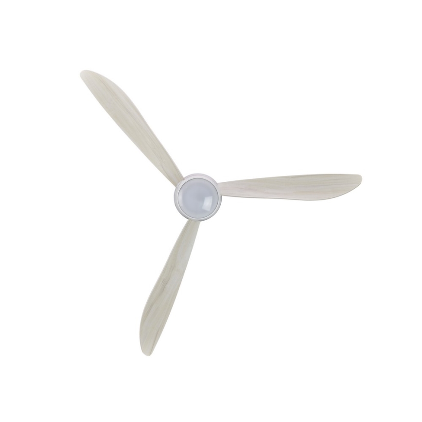 Lucci air 512911 - Ventilador de techo LED AIRFUSION NORDIC LED/20W/230V madera/blanco + control remoto
