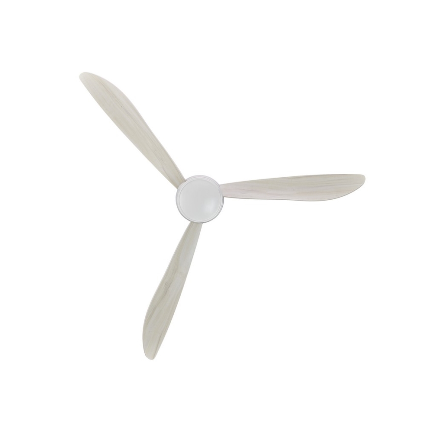 Lucci air 512911 - Ventilador de techo LED AIRFUSION NORDIC LED/20W/230V madera/blanco + control remoto