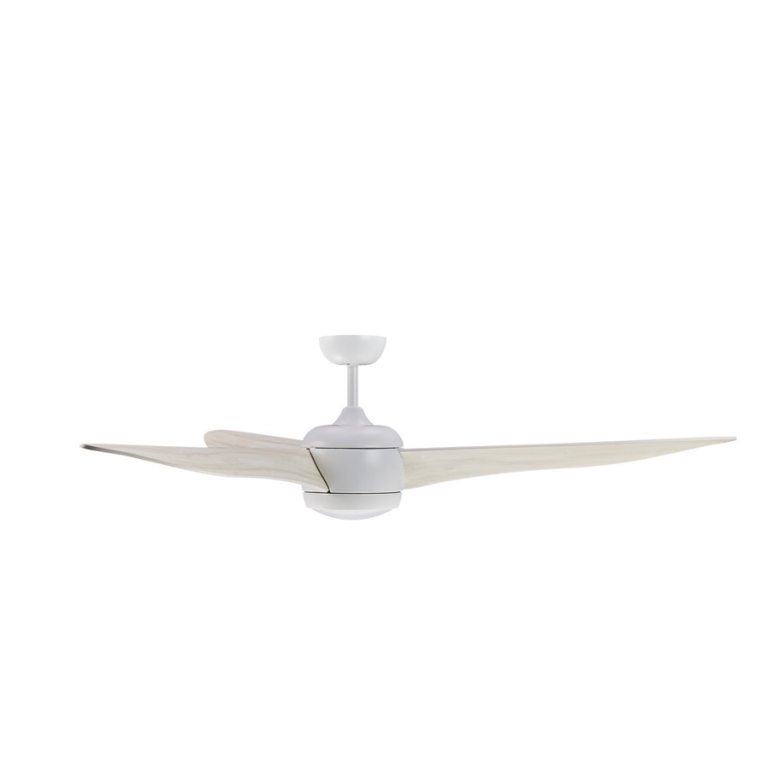 Lucci air 512911 - Ventilador de techo LED AIRFUSION NORDIC LED/20W/230V madera/blanco + control remoto
