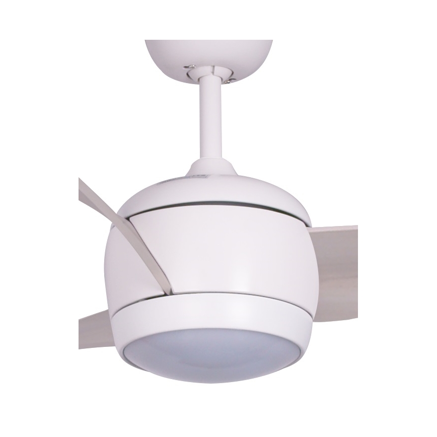Lucci air 512911 - Ventilador de techo LED AIRFUSION NORDIC LED/20W/230V madera/blanco + control remoto