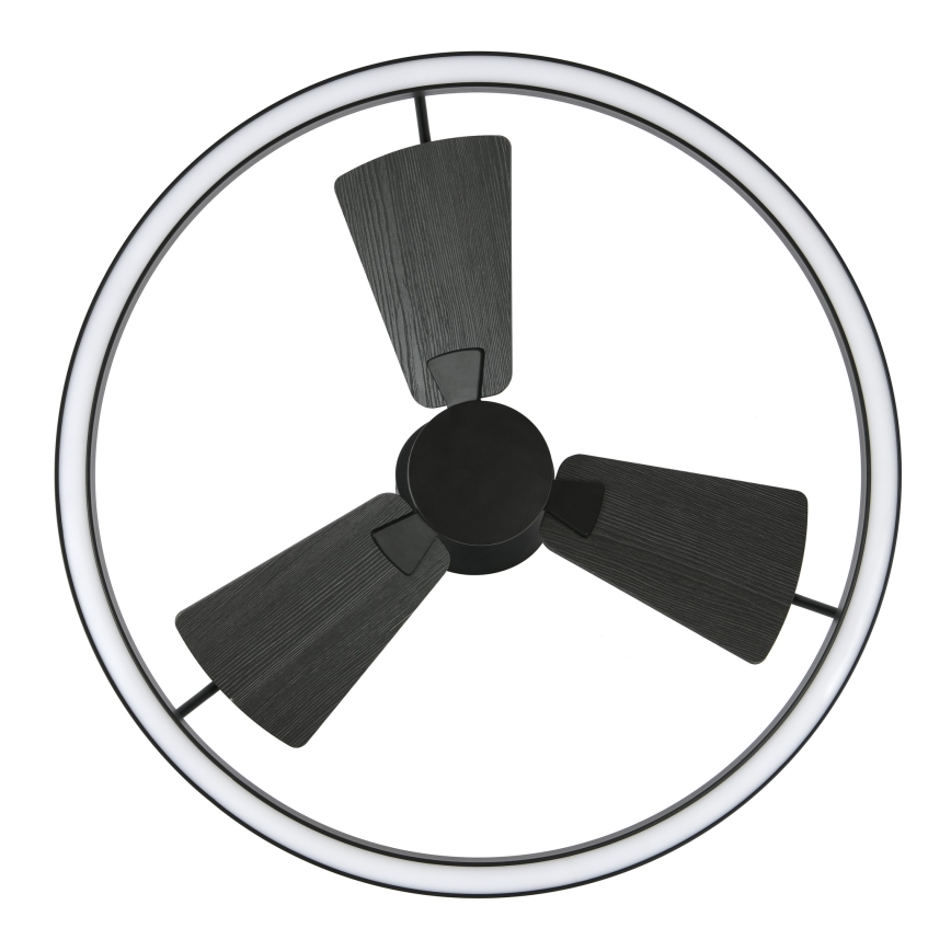 Lucci Air 516124 - Ventilador de techo LED regulable CESSNA LED/36W/230V 3000/4000/5000K negro + control remoto