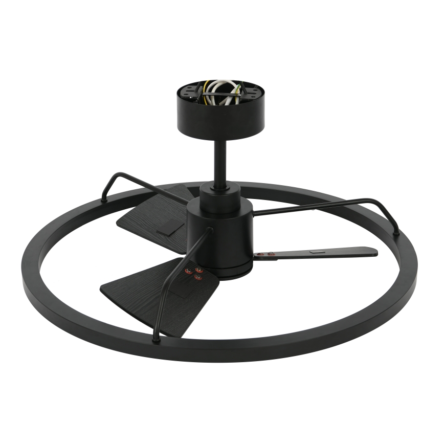 Lucci Air 516124 - Ventilador de techo LED regulable CESSNA LED/36W/230V 3000/4000/5000K negro + control remoto