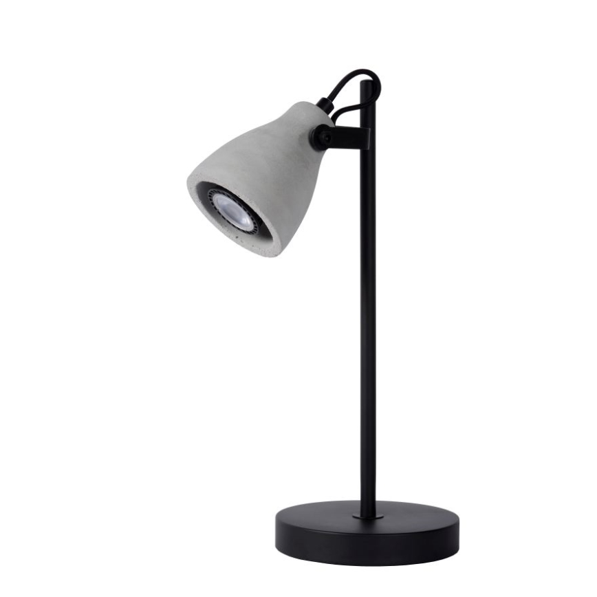 Lucide 05610/05/30 - Lámpara LED de mesa CONCRI LED 1xGU10/5W/230V