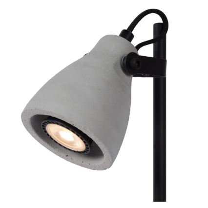 Lucide 05610/05/30 - Lámpara LED de mesa CONCRI LED 1xGU10/5W/230V