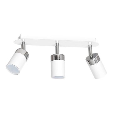 Luminaria de focos JOKER 3xGU10/25W/230V blanco/cromo brillante