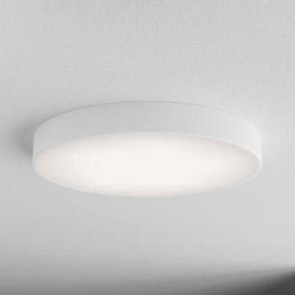 Lámpara de techo CLEO con detector de movimiento y sensor crepuscular, 5x E27 / 24W / 230V, Ø 60 cm, blanca