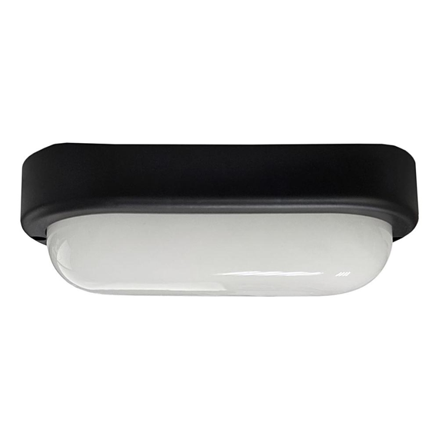 Luminaria de techo exterior LED/8W/230V 4200K IP64 negra