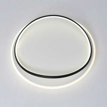 Luminaria de techo HALO LED, 38 W, 230 V, Ø 50 cm, negra