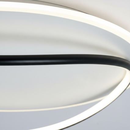 Luminaria de techo HALO LED, 38 W, 230 V, Ø 50 cm, negra