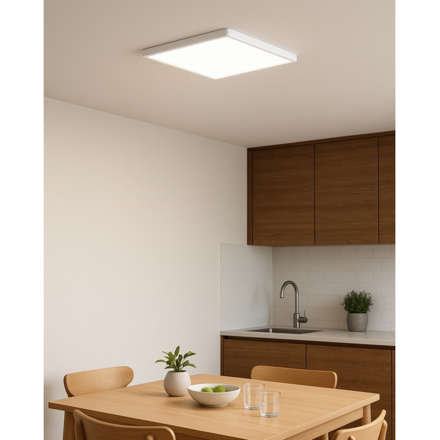 Luminaria de techo LED/24W/230V 3000/4000/6500K 30x30 cm blanca