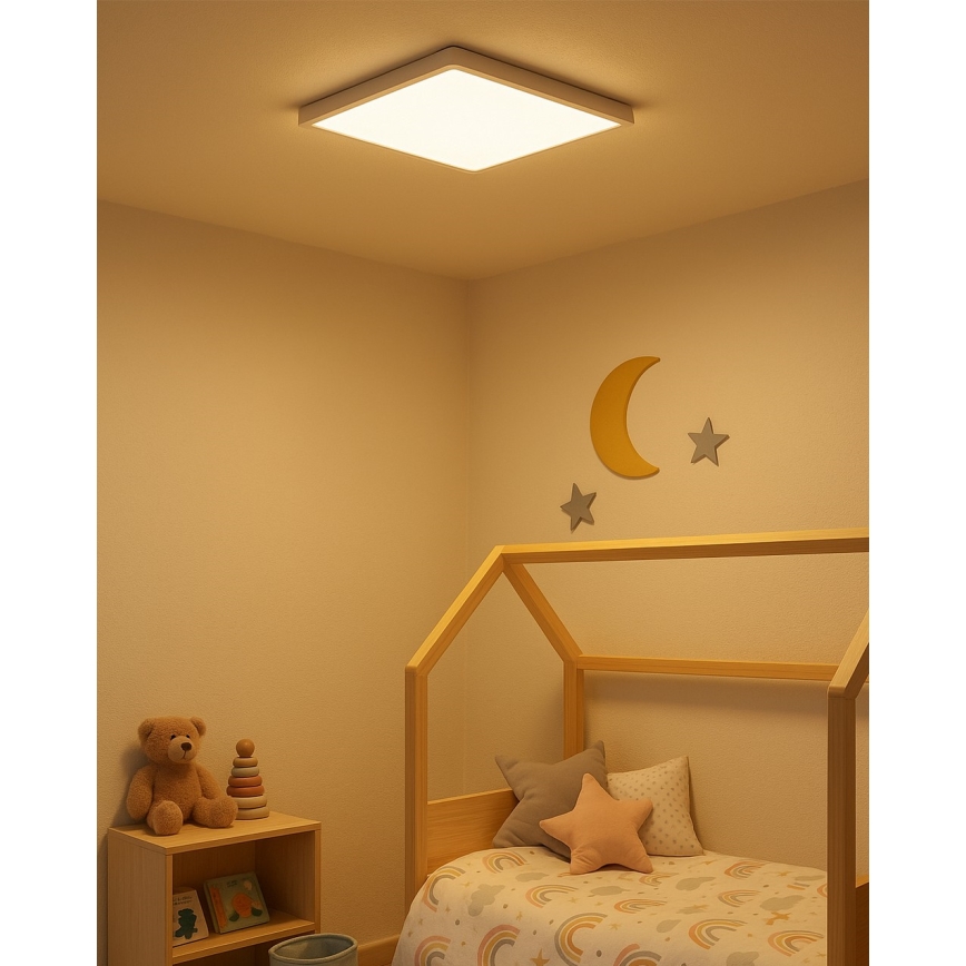 Luminaria de techo LED/24W/230V 3000/4000/6500K 30x30 cm blanca