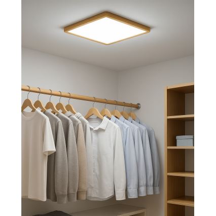 Luminaria de techo LED/32W/230V 3000/4000/6500K 40x40 cm beige