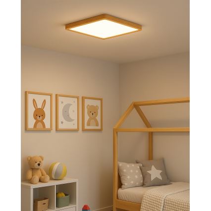 Luminaria de techo LED/32W/230V 3000/4000/6500K 40x40 cm beige