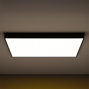 Luminaria de techo LED/480W/230V 3000/4000/6500K 120x120 cm negra