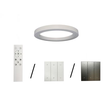 Luminaria de techo LED/80W/230V 3000/4000/6500K Ø 80 cm blanca