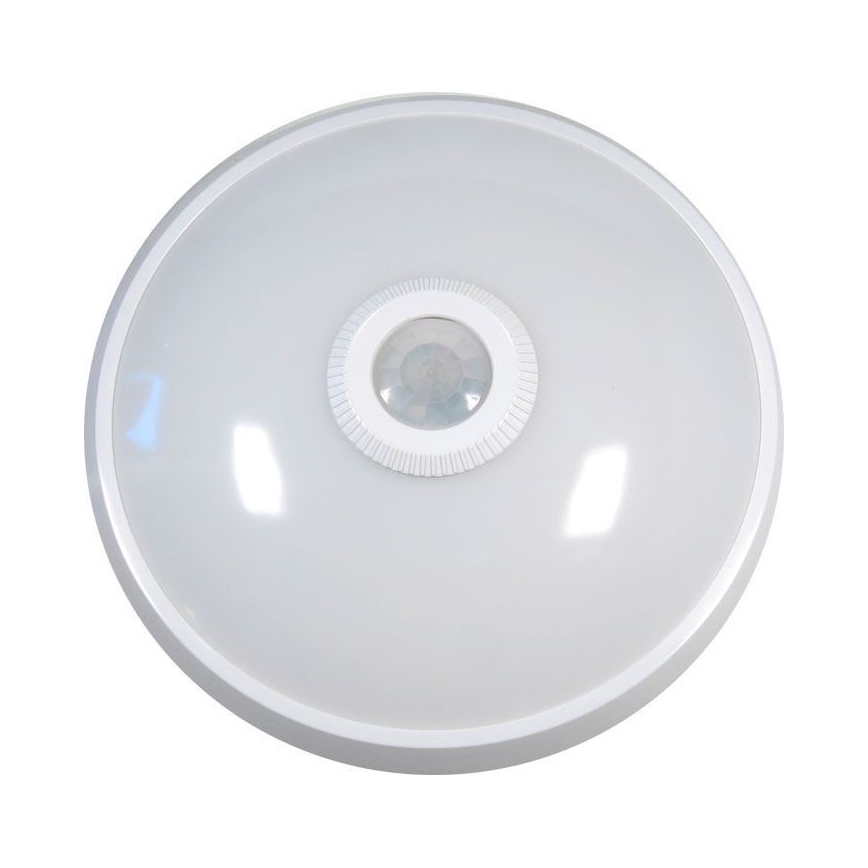 Lámpara de techo LED con sensor de movimiento y crepuscular LED/12W/230V