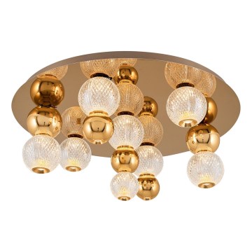 Luminaria de techo LED CREMONA LED/37W/230V 3000K, acabado dorado