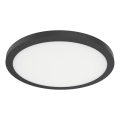 Luminaria de techo LED EVORA LED/18W/230V 3000/4000/6000K diámetro 22,5 cm negra