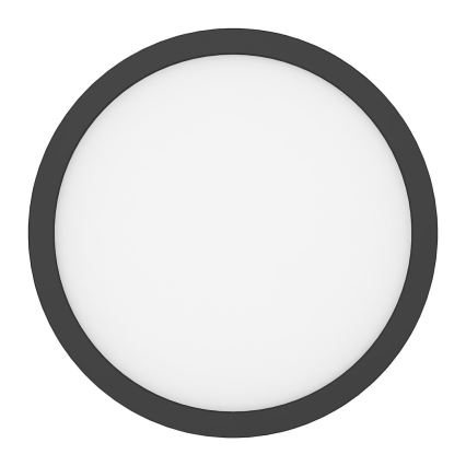 Luminaria de techo LED EVORA LED/18W/230V 3000/4000/6000K diámetro 22,5 cm negra