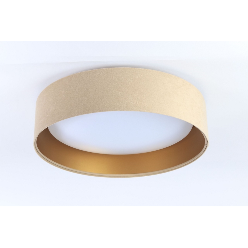Lámpara de techo LED GALAXY LED/24W/230V Ø 44 cm beige/dorado