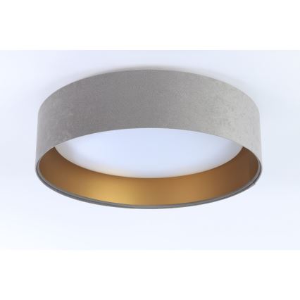 Luminaria de techo LED GALAXY LED/24W/230V Ø 44 cm gris/dorado