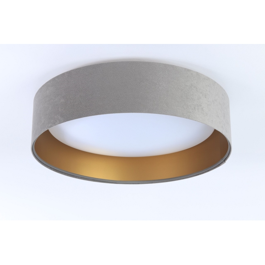 Luminaria de techo LED GALAXY LED/24W/230V Ø 44 cm gris/dorado