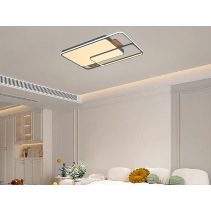 Luminaria de techo LED regulable 280W/230V 3000-6500K + mando a distancia