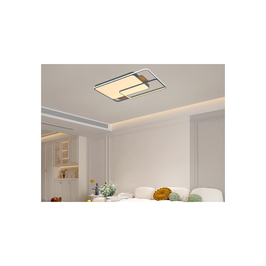 Luminaria de techo LED regulable 280W/230V 3000-6500K + mando a distancia